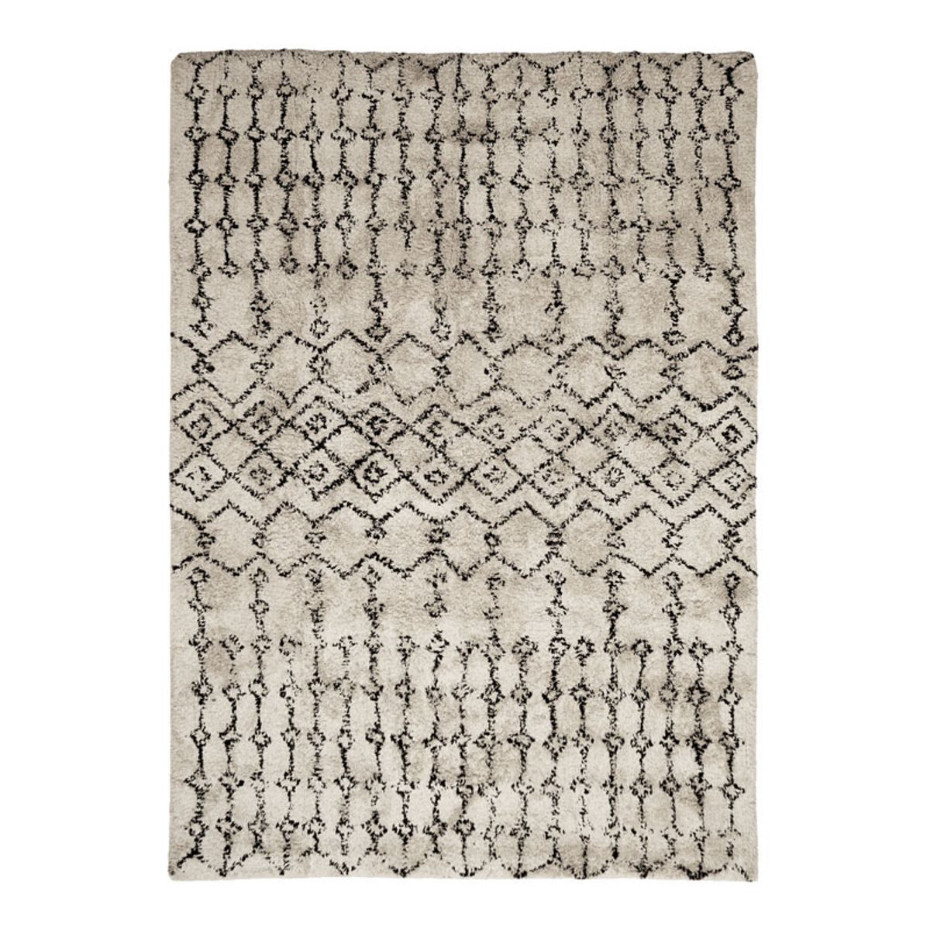 Tapis salon berbère en coton recyclé  BERBERE TRIBAL - style bohème