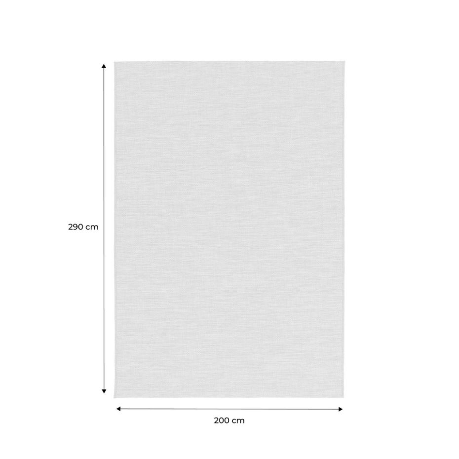 Tapis intérieur/extérieur effet jute coloris naturel TIMOTHY