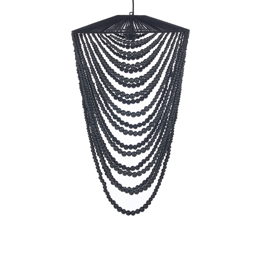 Suspension en bois et fer WOODEN BEAD