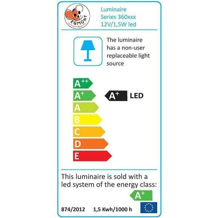 Veilleuse Lumineuse Polypropylène Ecureuil