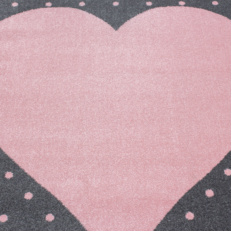 Tapis enfant motif cœur BAMBI