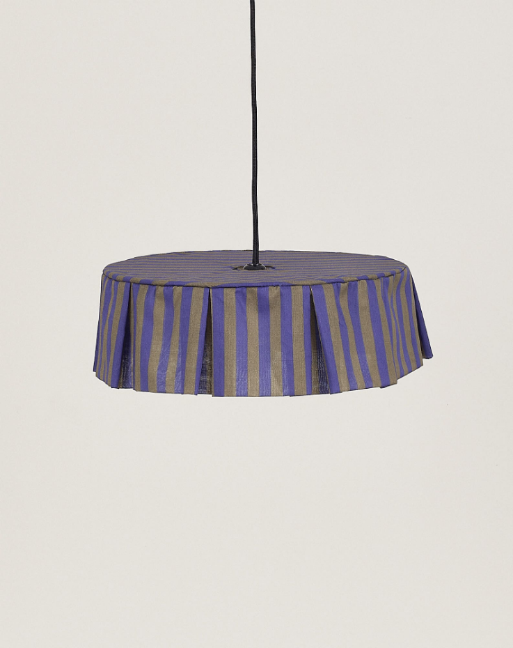 Abat-jour pour suspension en voile de coton diam. 40 cm – VIBES