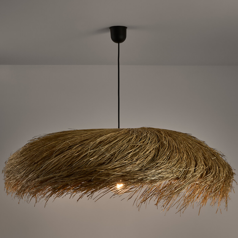 Suspension fibres de panama Ø80 cm, Samaï
