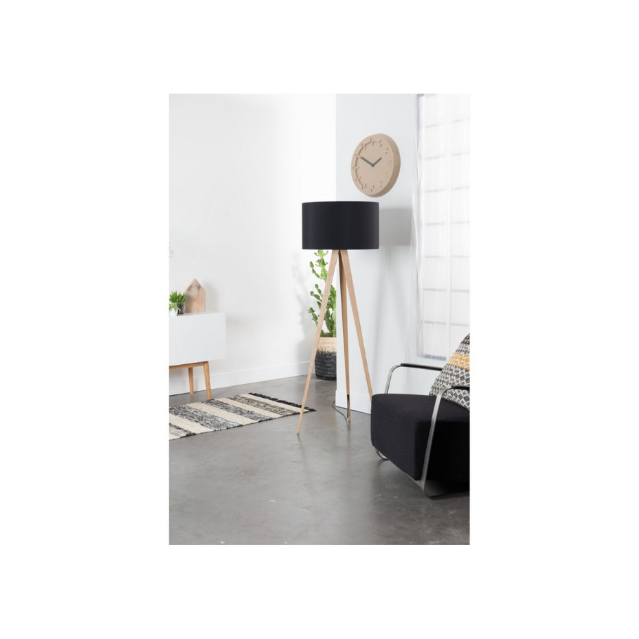 Lampadaire design en bois scandinave, TRIPOD WOOD