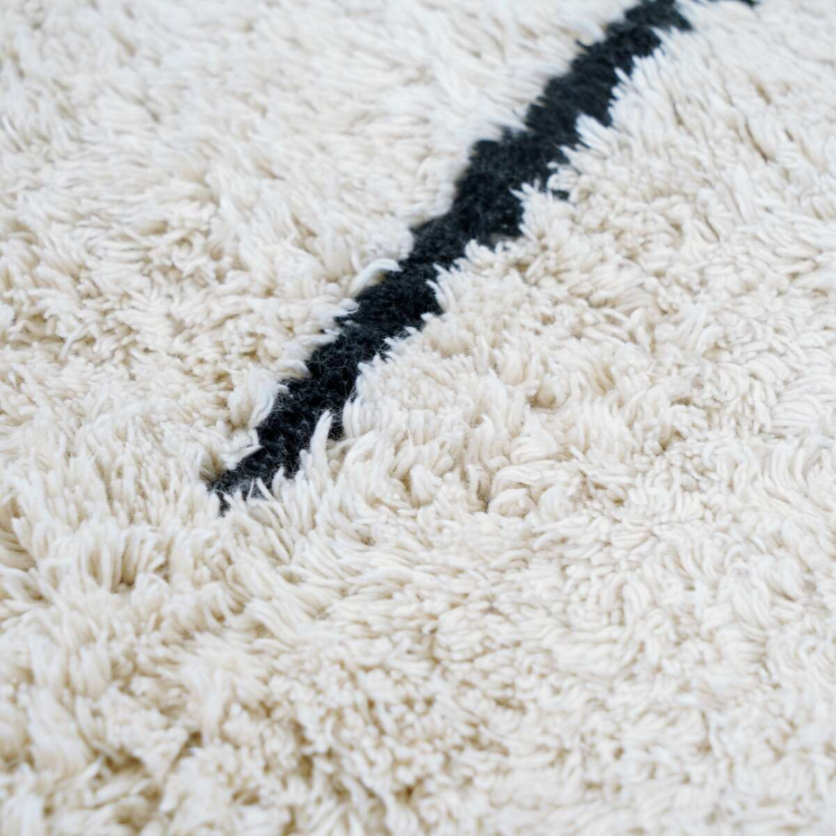 Tapis salon lavable berbère en coton  ATLAS - style bohème