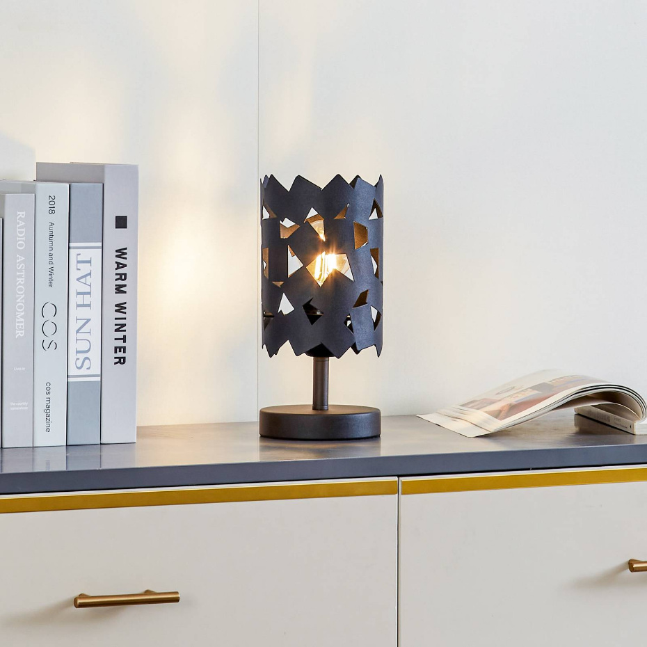 Lampe à poser en métal moderne, Aeloria