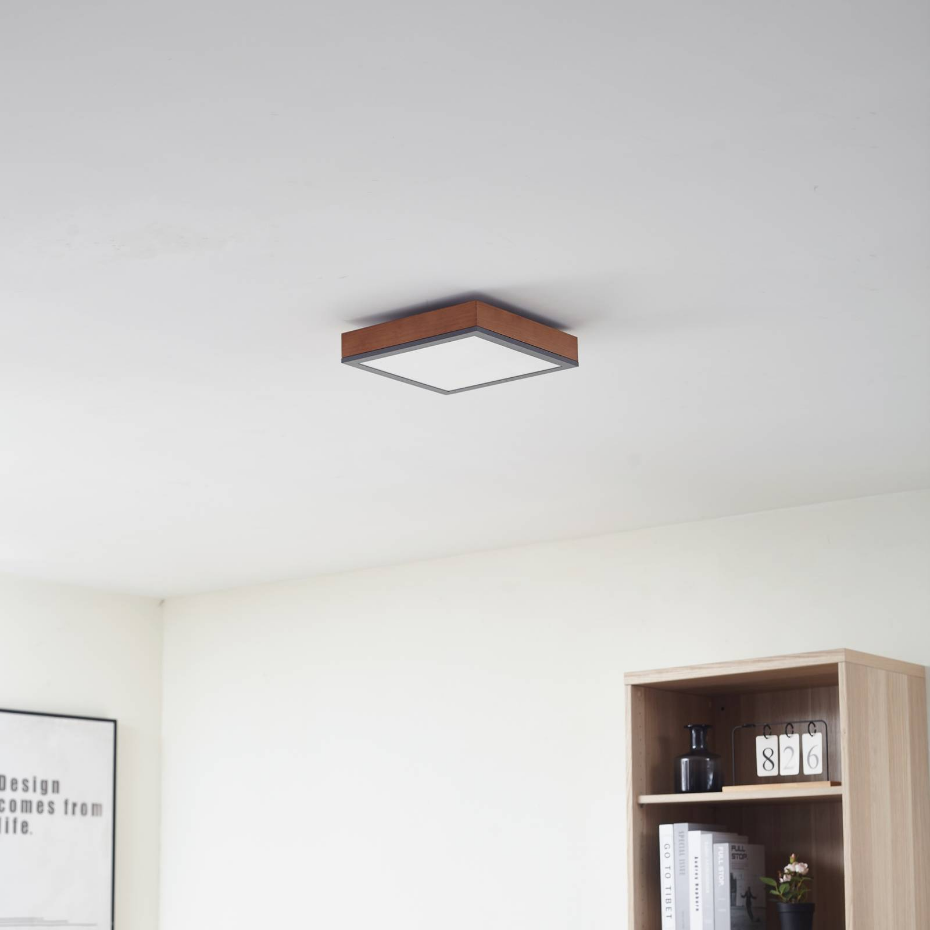Plafonnier en bois moderneLED, Laviona