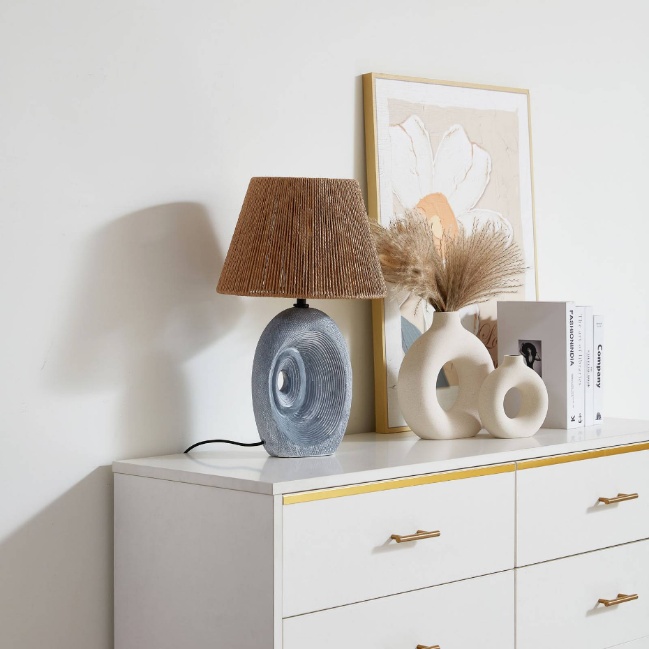 Lampe à poser en céramique traditionnelle