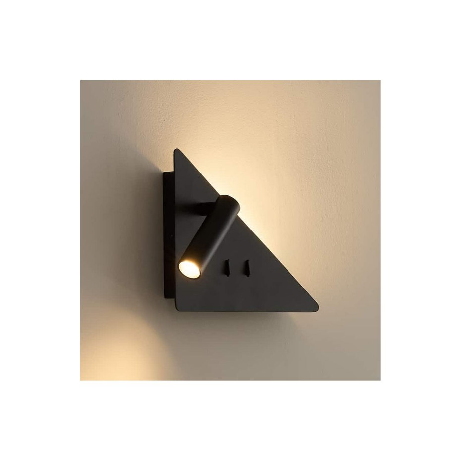 Applique triangle liseuse gauche LED - ELARIS
