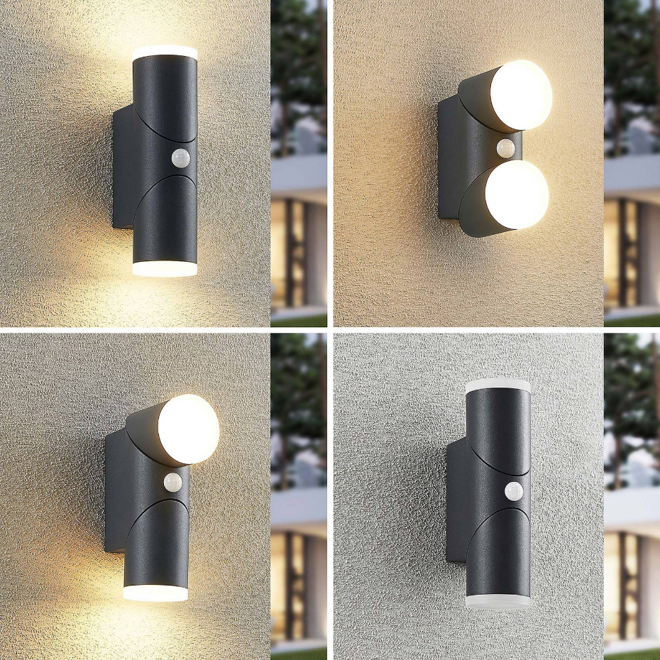 Applique extérieure en aluminium moderneLED