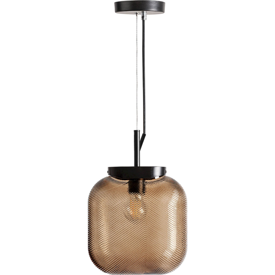 Suspension en verre finition translucide
