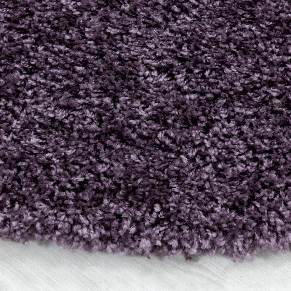 Tapis poils longs shaggy tissé motif uni UNI I