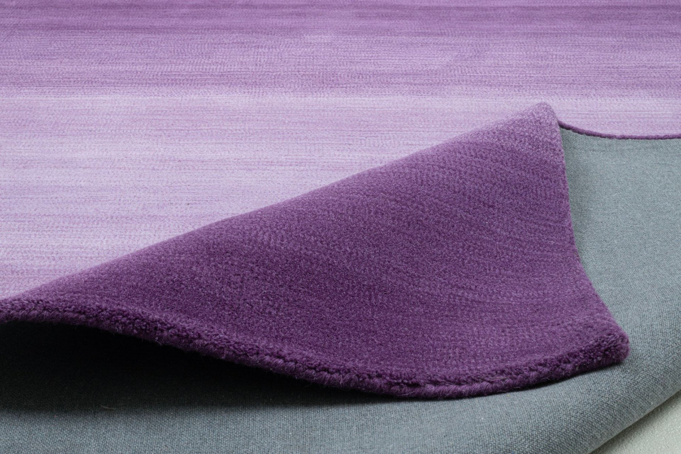 Tapis tissé main en couleurs vives et dégradé - Wool comfort