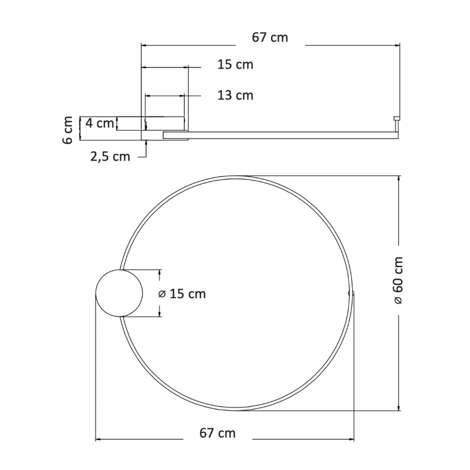 Plafonnier ou applique dimmable - ALISA