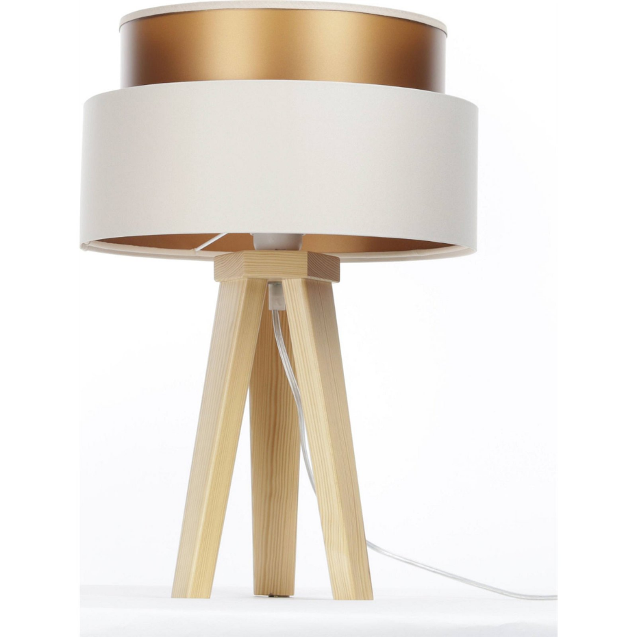 Lampe à poser ronde en PVC Duo ellegant