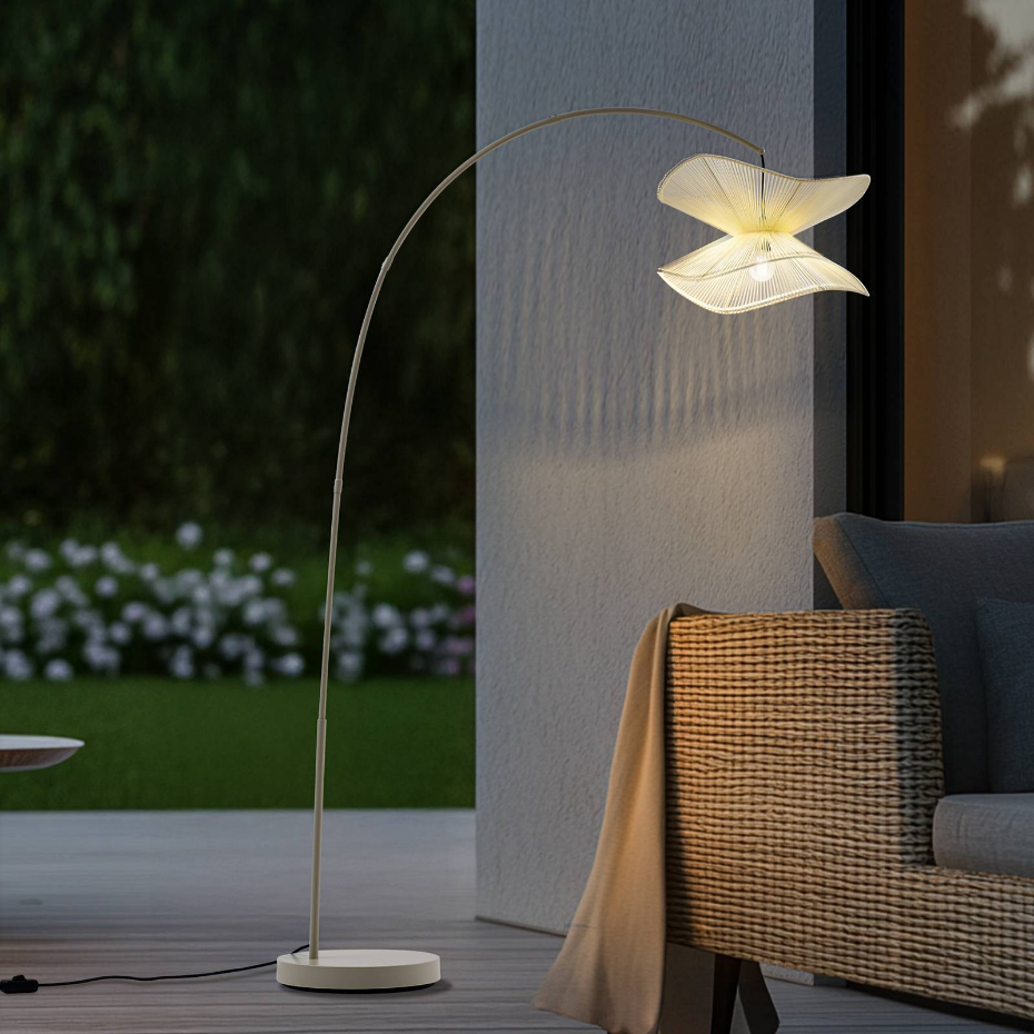 Luminaire de terrasse en textile moderne