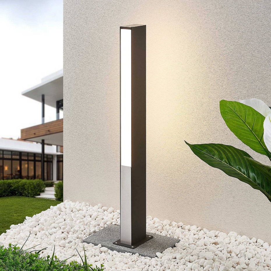 Luminaire extérieur en inox moderneLED
