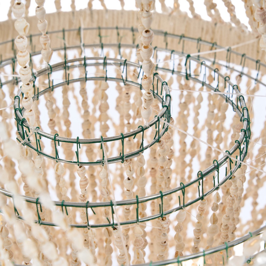 Suspension en coquillages et fer OCEAN TOWER