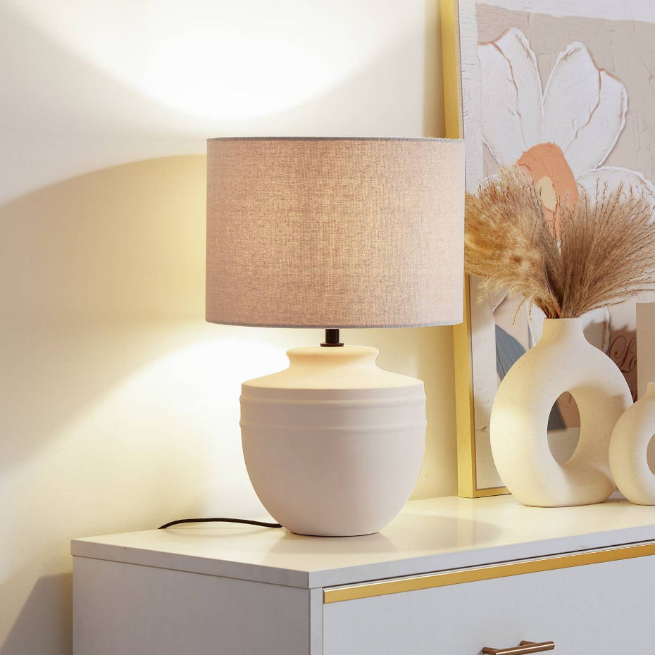 Lampe à poser en céramique, Thalassia