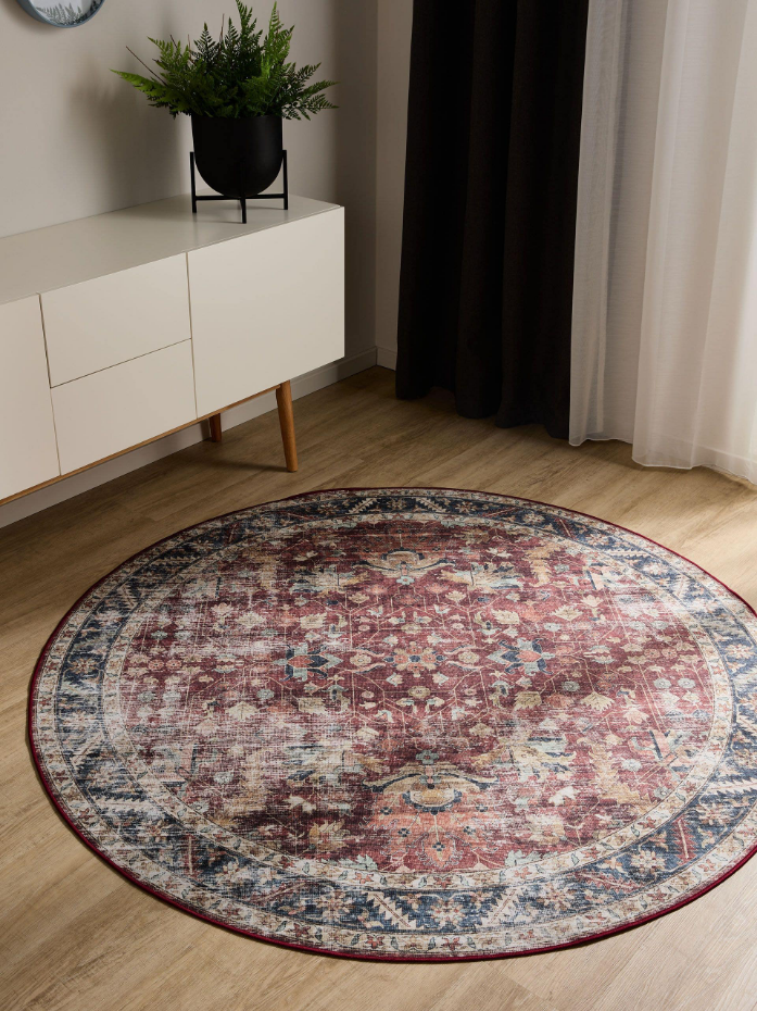 Tapis rond lavables GEORGE