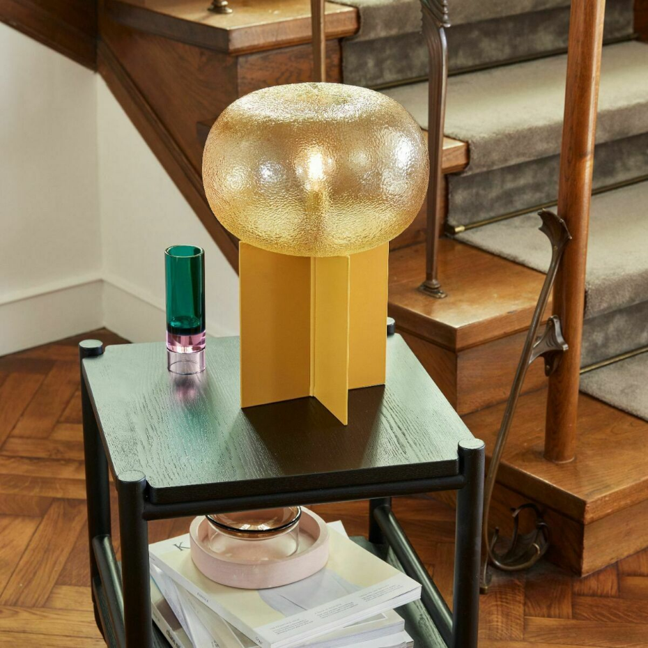 Lampe de table métal verre  Podium