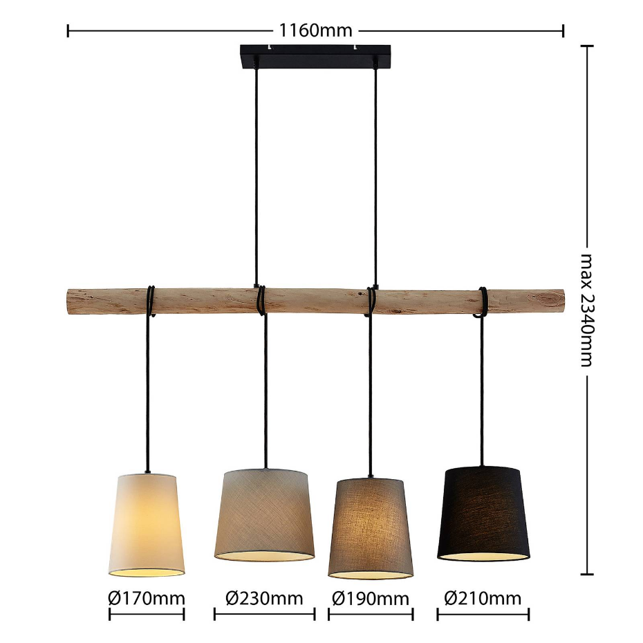 Suspension en textile scandinave, Hinai