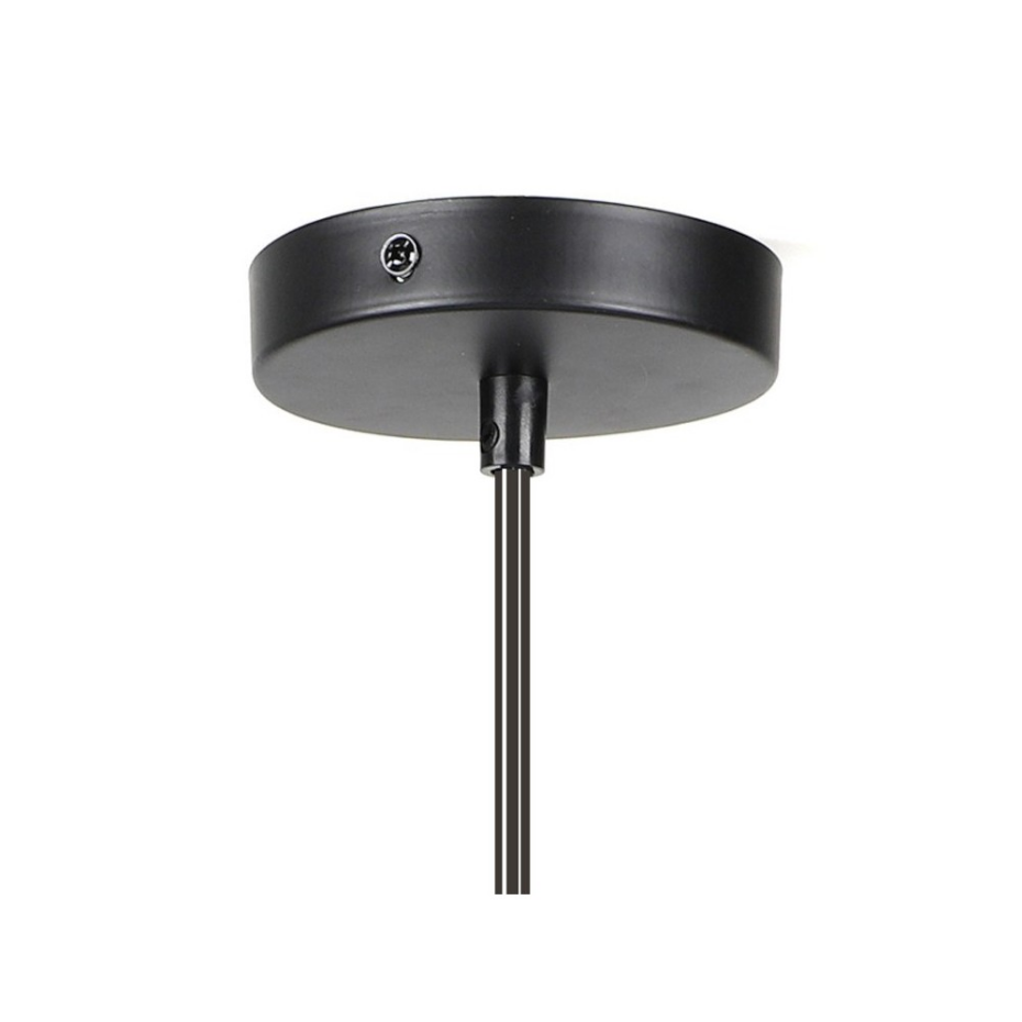 Suspension En Métal Noir Et Corde D35
