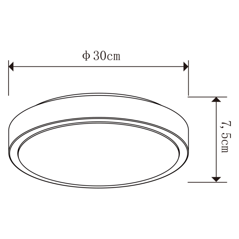 Plafonnier LED dimmable, DIAMOND