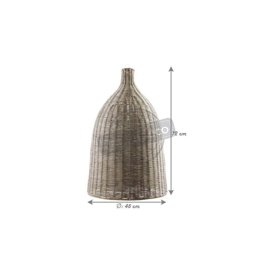 Abat-jour suspension en poelet Diamètre 45cm