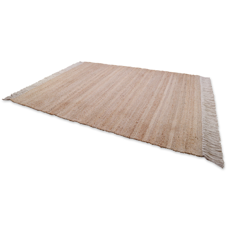 Tapis jute et coton LENNY`