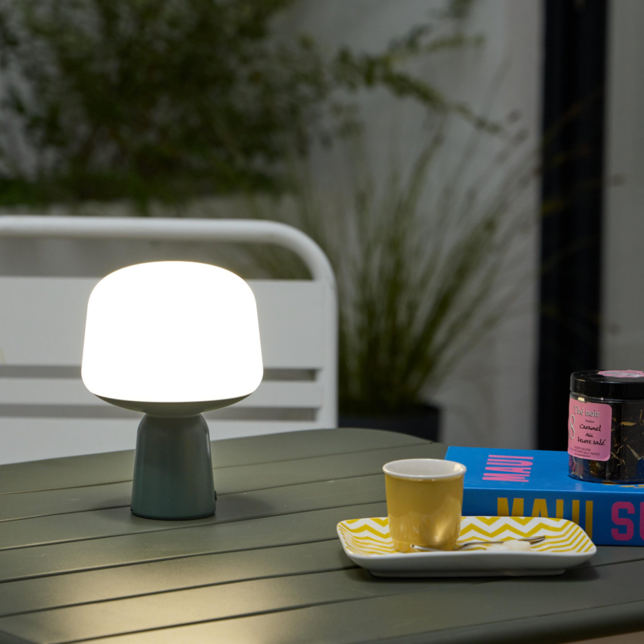 Lampe de table rechargeable, LUNO