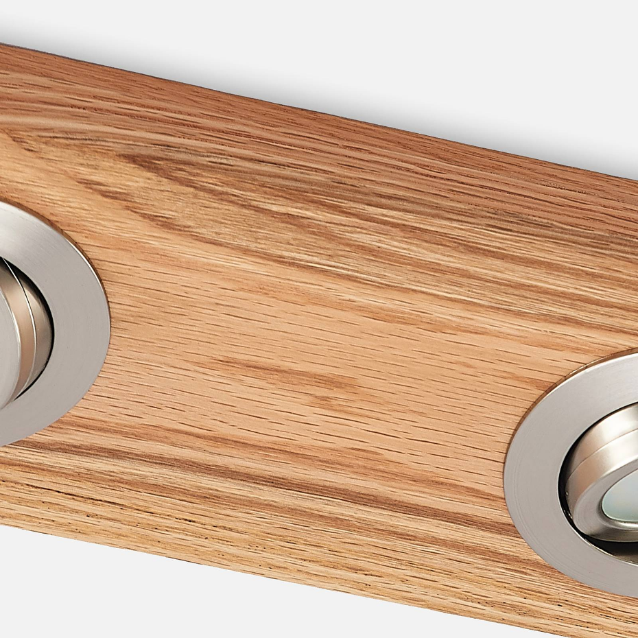 Plafonnier en bois moderneLED, Mikari