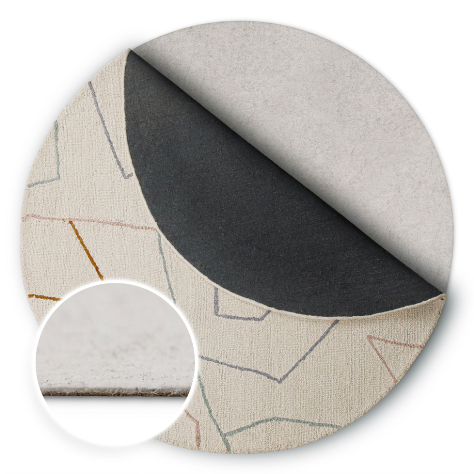 Sous-tapis antidérapant rond basic ,  RugPad Basic