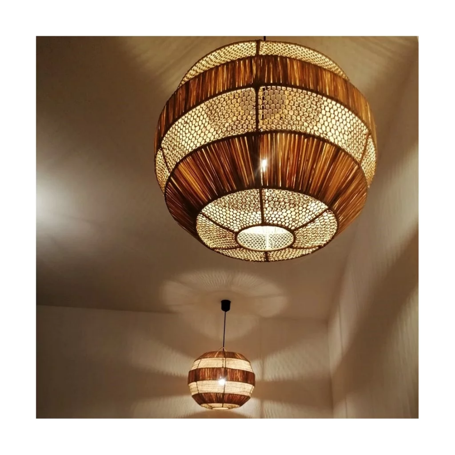 Suspension en raphia HONEY
