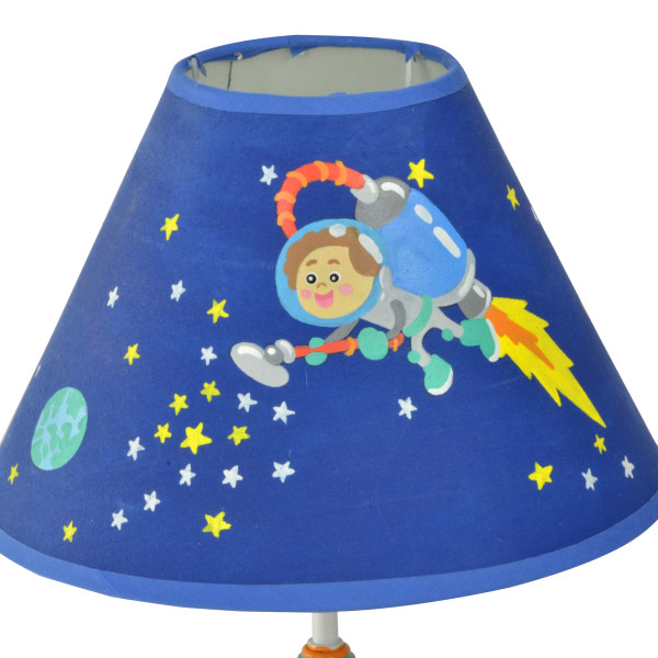 Lampe Chevet Enfant Déco Bois OUTER SPACE