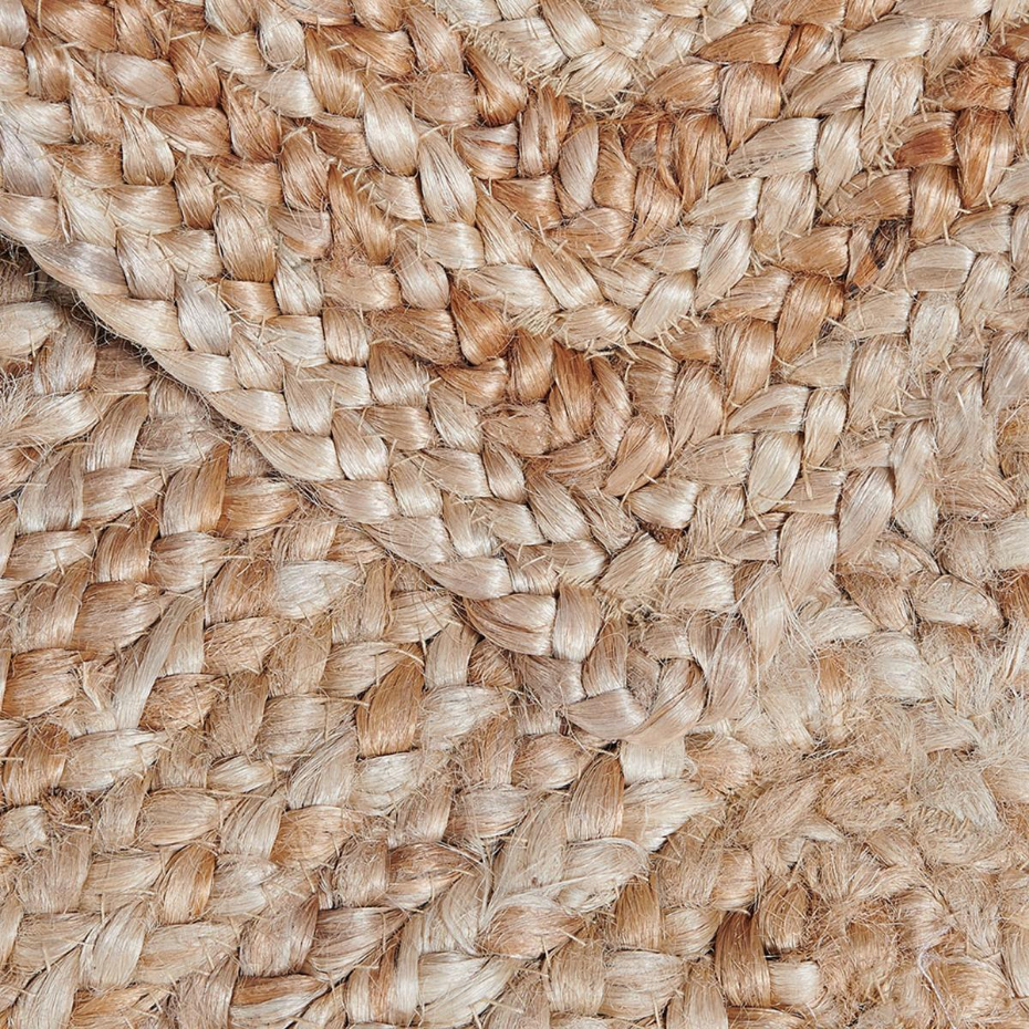 Tapis en jute fait à la main motif uni NATURE