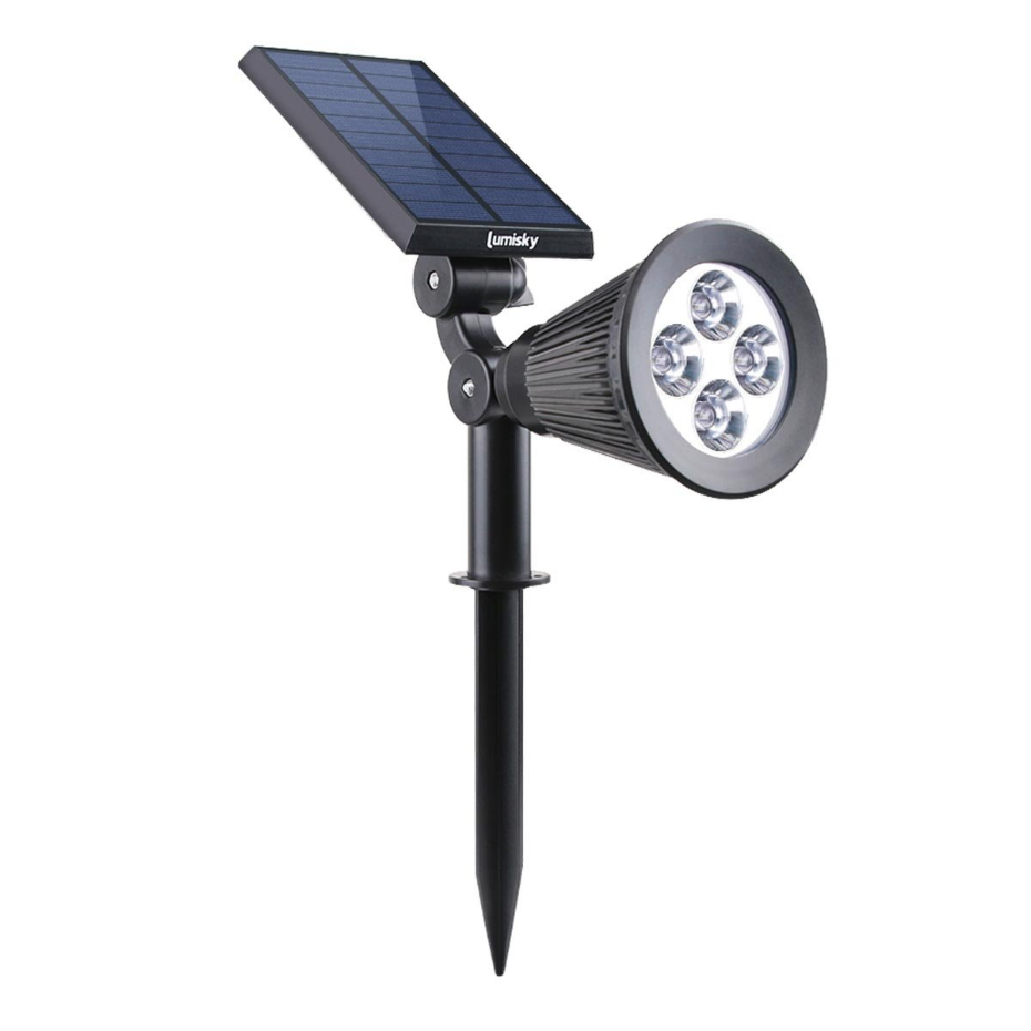Spot solaire projecteur SPIKY Blanc froid 100LM
