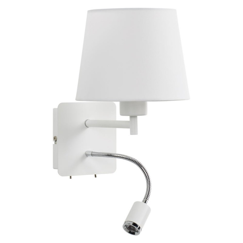 Applique Tete De Lit Flex Liseuse Blanc