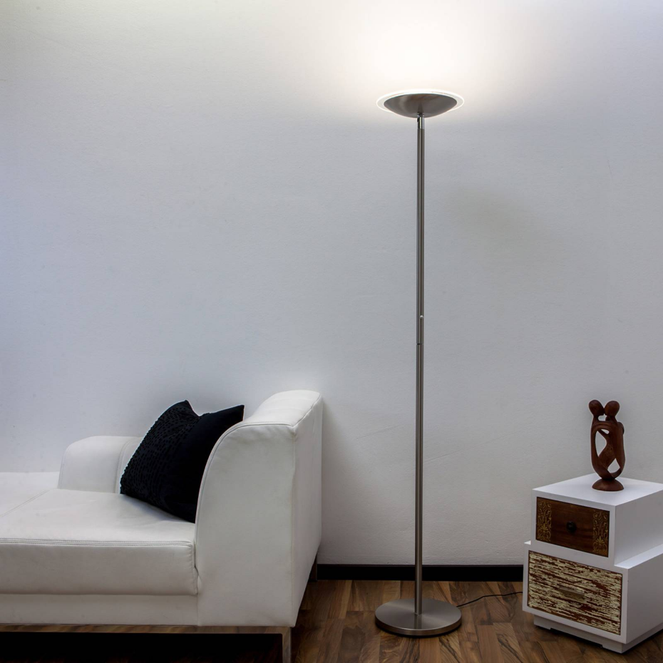 Lampadaire en métal moderneLED, Malea