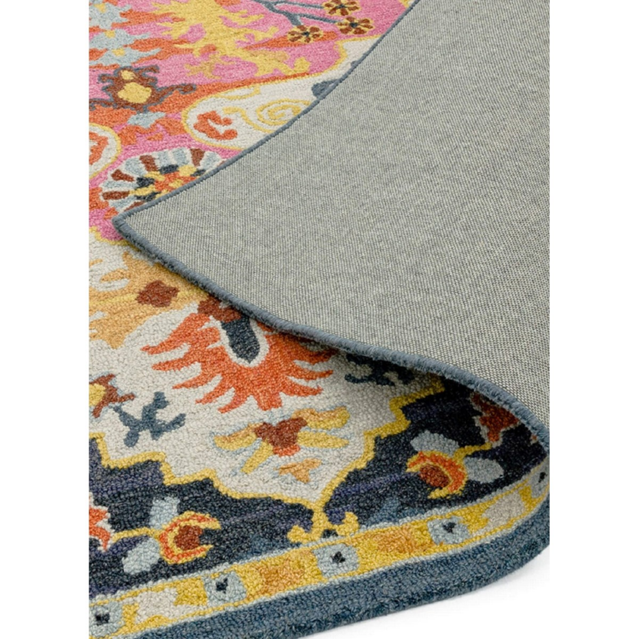 Tapis salon et chambre classique en laine  BONDI MEDAILLON