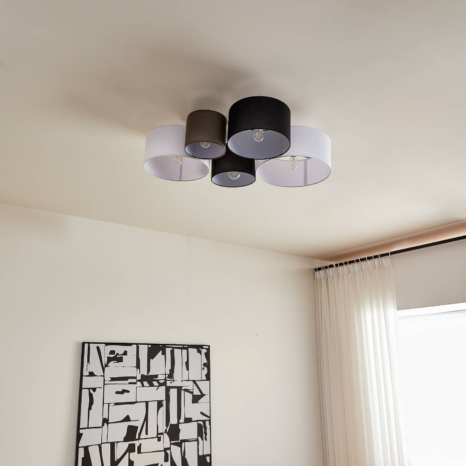 Plafonnier en textile scandinave, Lettie