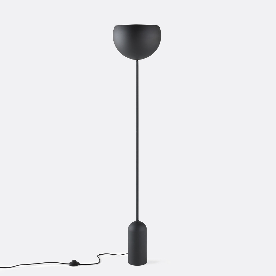 Lampadaire orientable en métal fer, Zinor