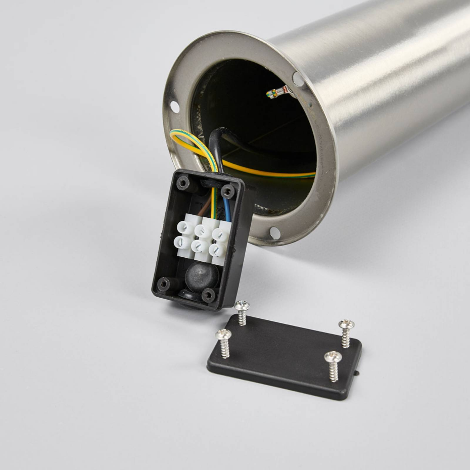 Luminaire extérieur en inox moderneLED
