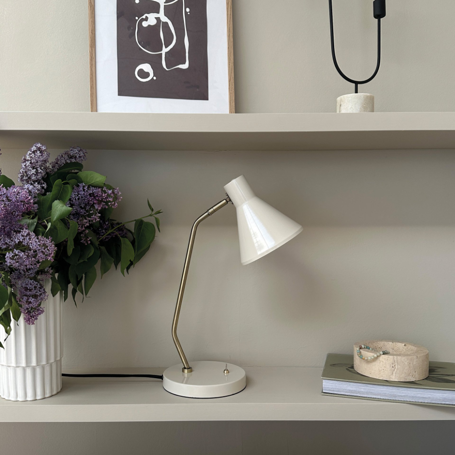 Lampe à poser en Métal, crème blanc SLEEP