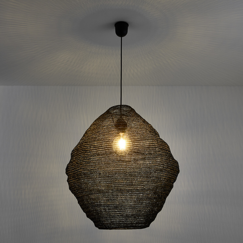 Suspension maille métal fer Ø54 cm, Mita