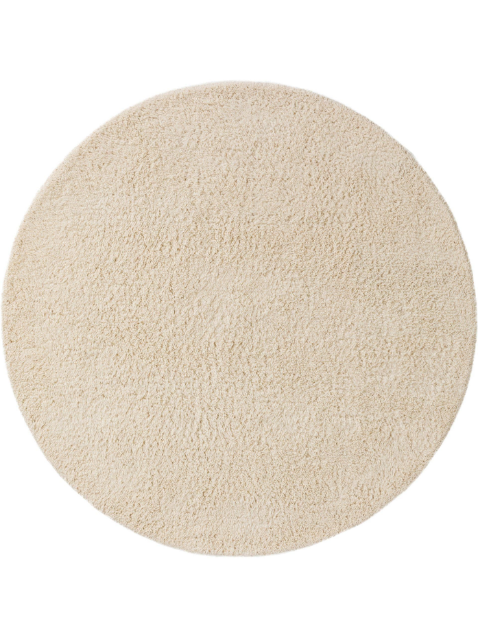 Tapis rond de laine tufté main BERBER
