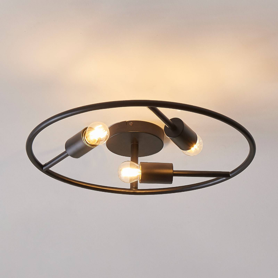 Plafonnier en métal design, Linnard