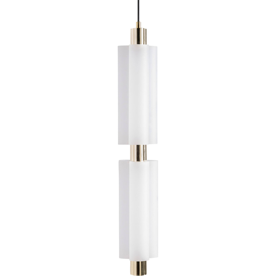 Lustre suspendu style art déco en cristal  fumé