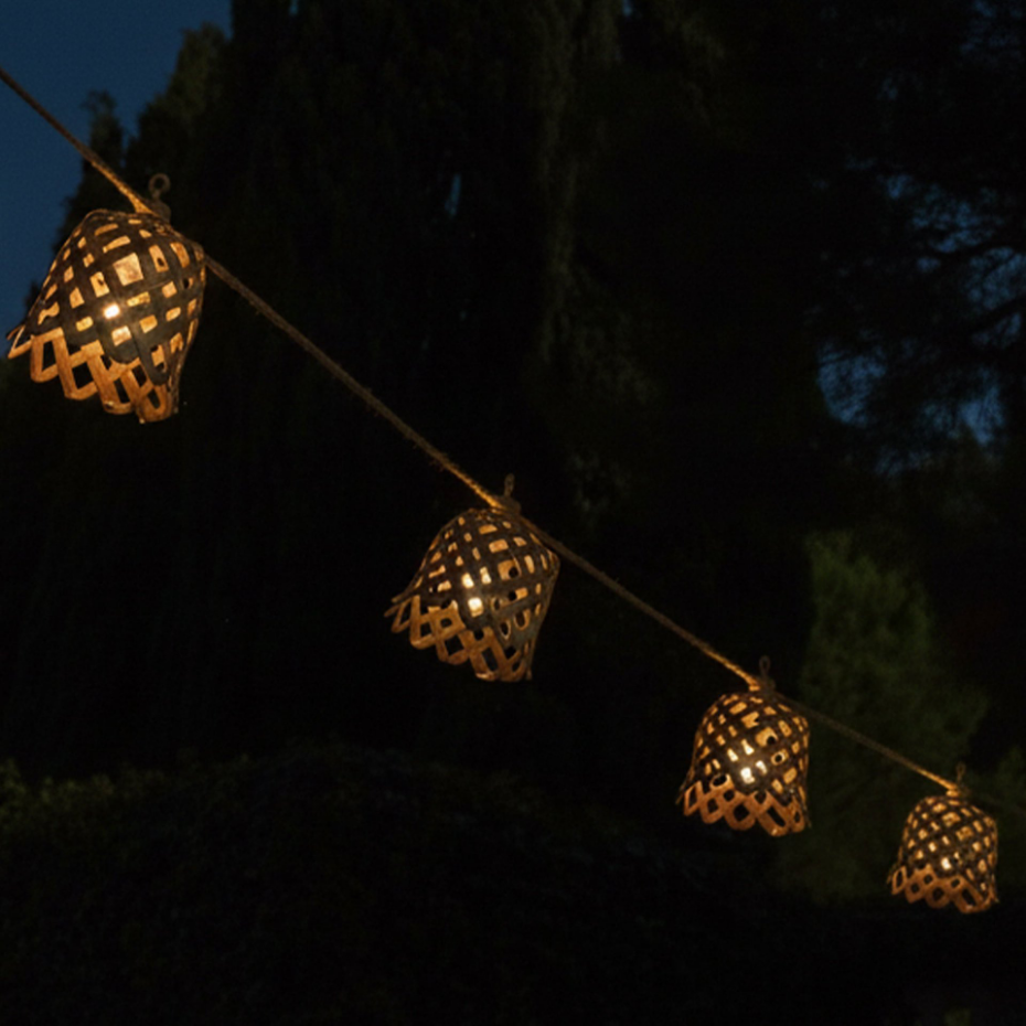 Guirlande solaire NOYA HYBRID 10 ampoules 8M