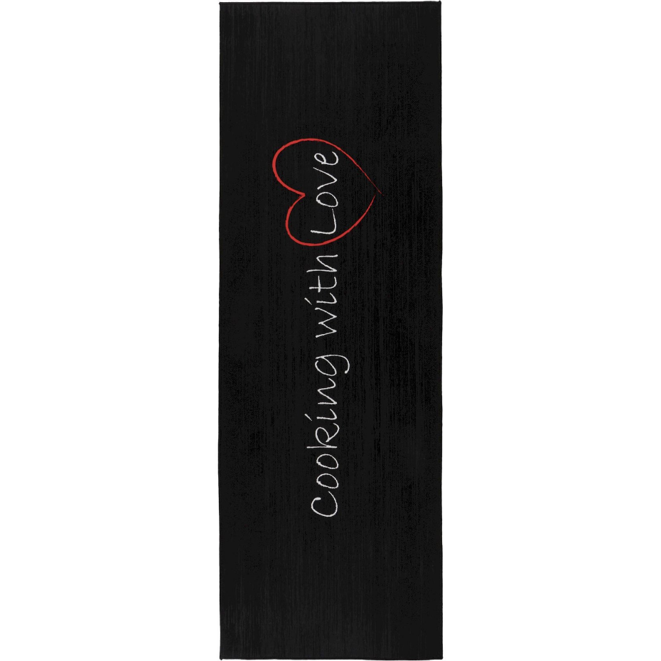 Tapis rectangulaire en polyester à poil court
